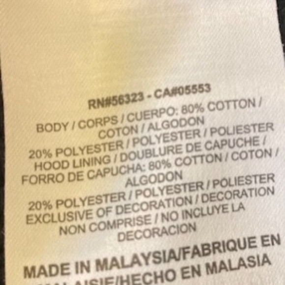 Nike Sweatshirt Full Zip Cozy Drawstring Hoodie Soft Terry Inside Black Grey - Picture 6 of 9